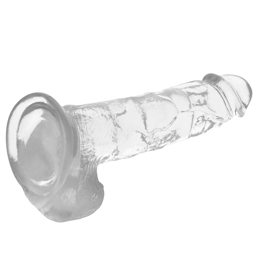 X Ray Clear Cock With Balls 22 cm - Dildo Transparente