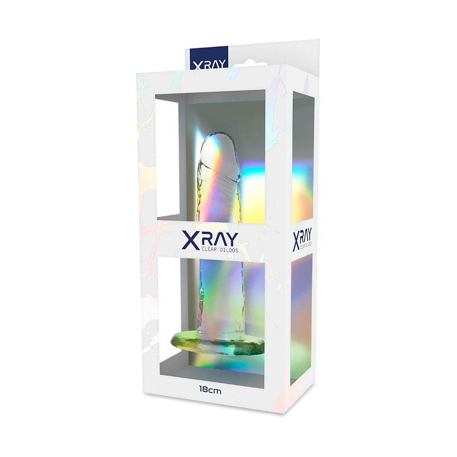 X Ray Clear Cock 18 cm - Dildo Transparente