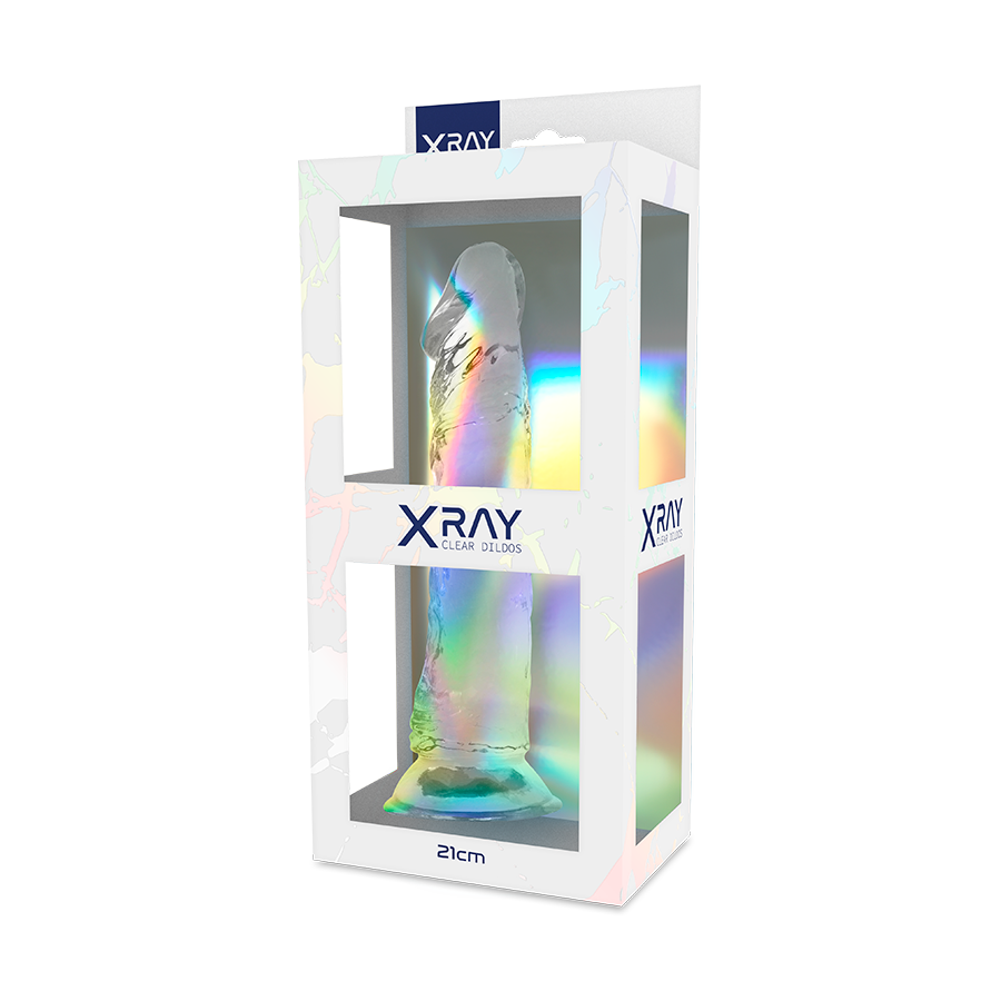 X Ray Clear Cock 21 cm - Dildo Transparente