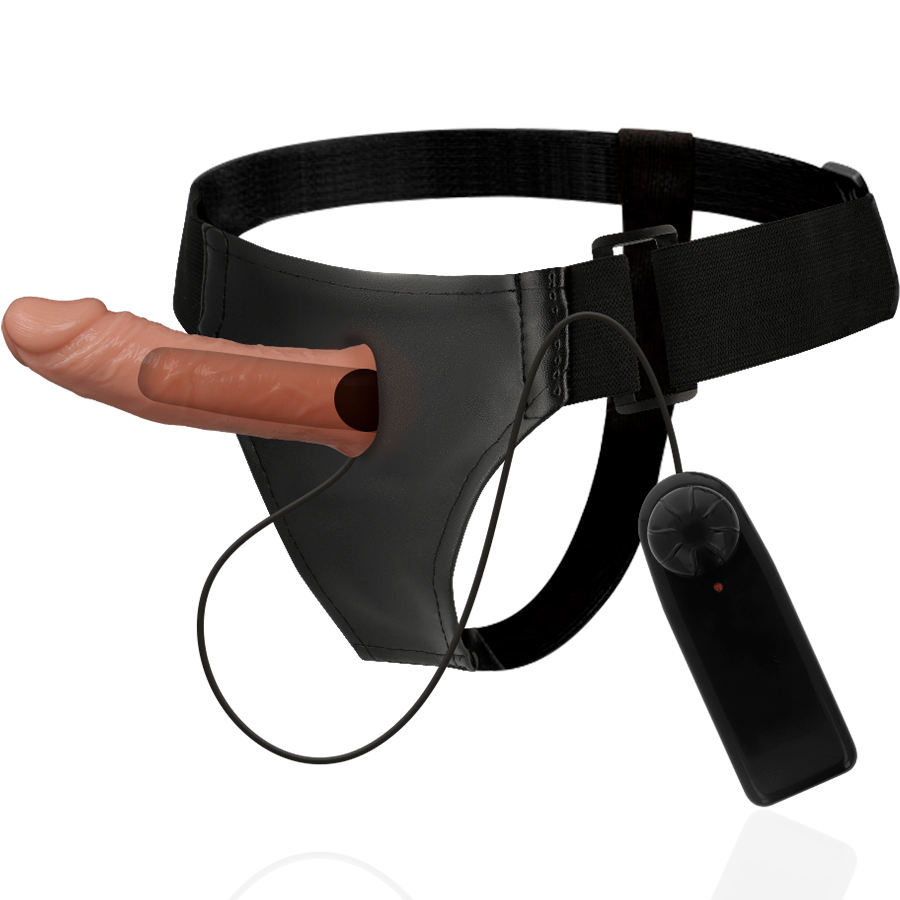Harness Attraction Arnés Hueco Benny 15 cm con Vibrador - Extensor de Pene
