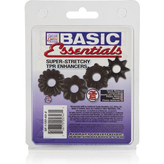 CalExotics Basic Essentials 4 Pack - Accesorios para Hombre