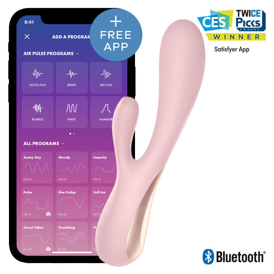 Satisfyer Mono Flex Pink - Vibrador Conectado con App