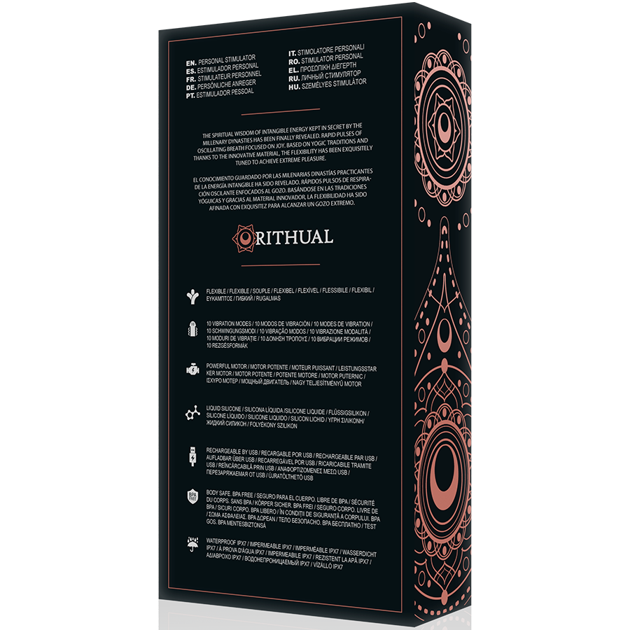 Rithual Kriya Stimulador Recargable Punto G Negro