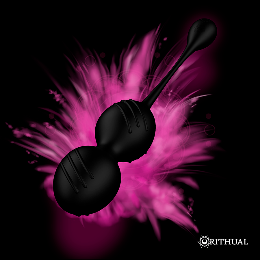 Rithual Nisha Bolas Chinas Recargables Vibrantes Negro