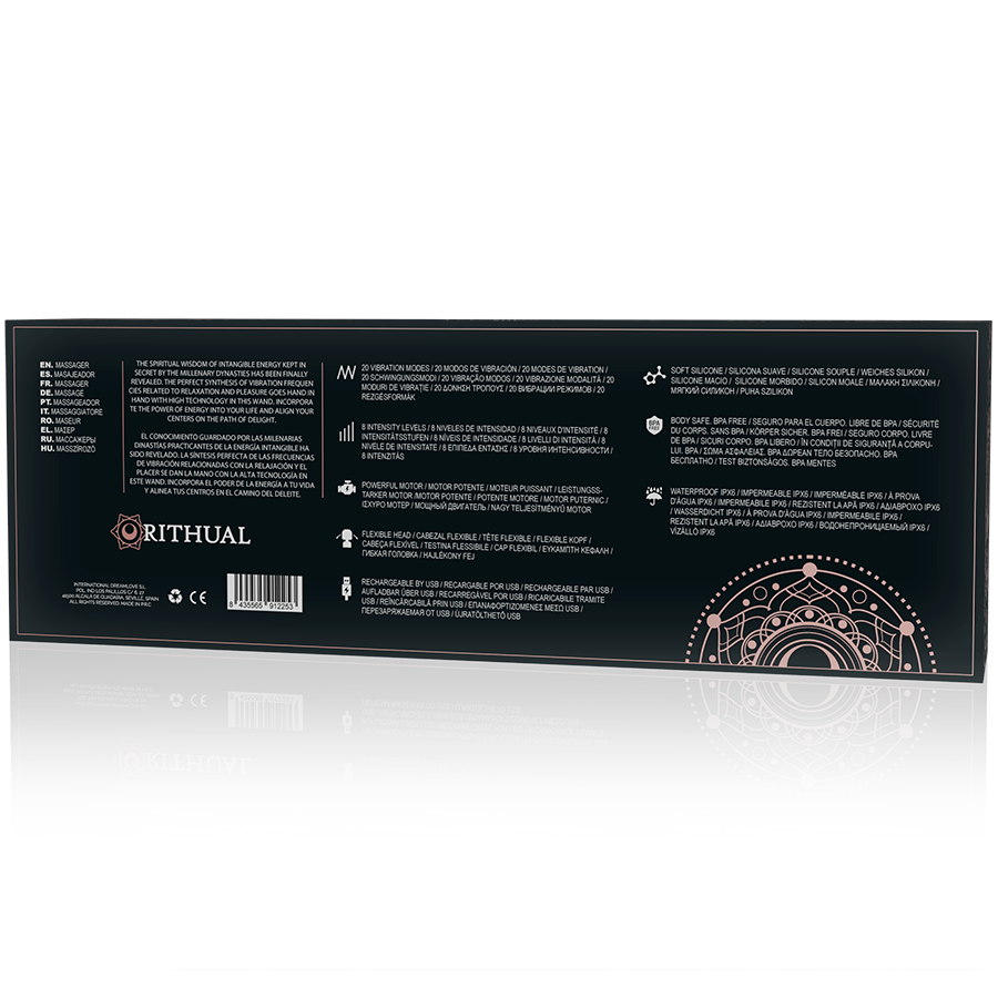 Rithual Akasha Wand 2.0 - Masajeador Recargable Potente y Silencioso