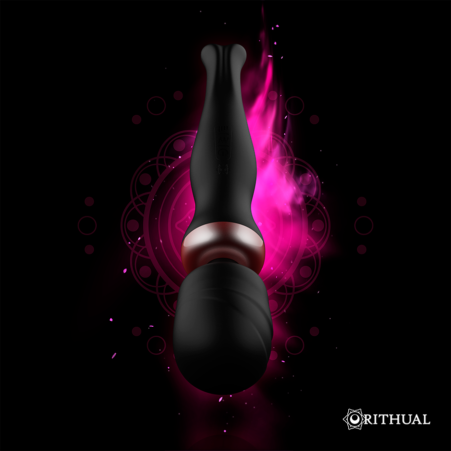 Rithual Akasha Wand 2.0 - Masajeador Recargable Potente y Silencioso