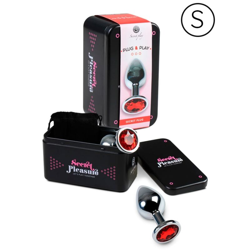 Plug Anal Secretplay Talla S - Aluminio Ultrasuave con Brillante