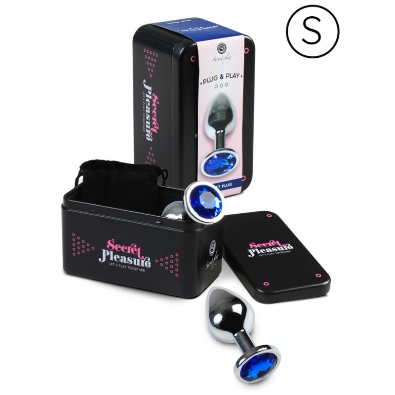 Secretplay Anal Plug Blue S - Plug Anal Metal Pequeño