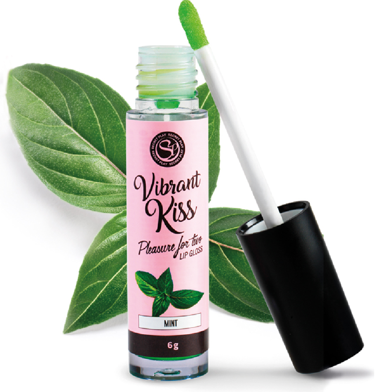 Secretplay Lip Gloss Vibrant Kiss Mint - Estimulante