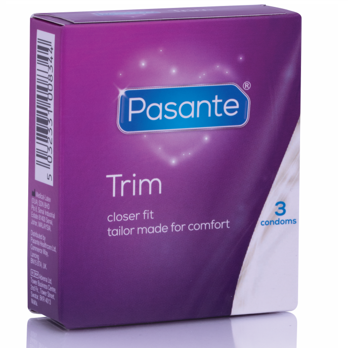 Pasante Thin Trim MS Thin Condom - Pack 3 Unidades