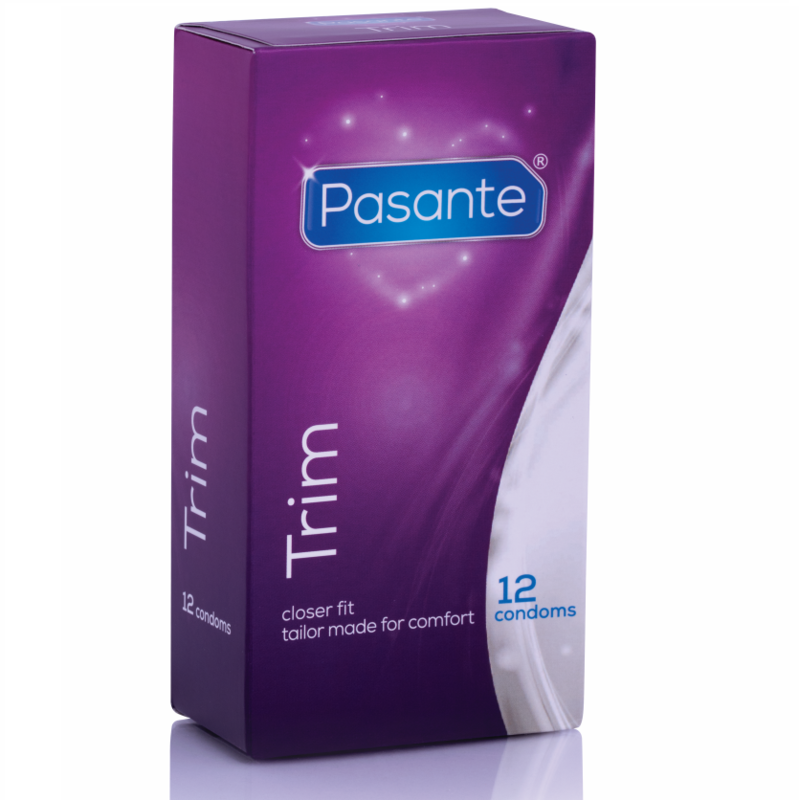 Pasante Thin Trim MS Condones 12 Unidades - Látex Natural Ajustado