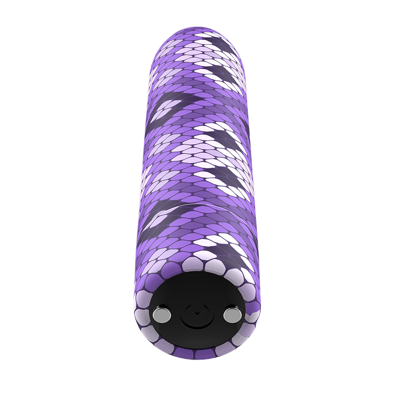 Custom Bullets Rechargeable Snake Purple Magnetic Bullet 10 Intensidades