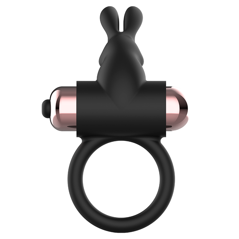 Coquette Chic Desire - Anillo Vibrador Negro y Oro