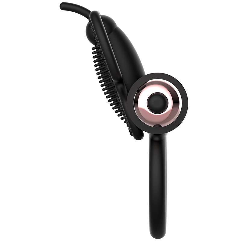 Coquette Chic Desire - Anillo Vibrador Mariposa Negro y Oro