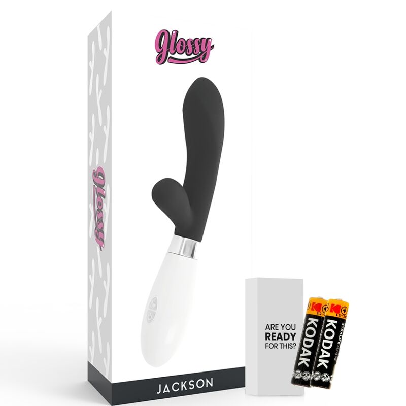 Glossy Jackson Rabbit Black - Juguete Íntimo