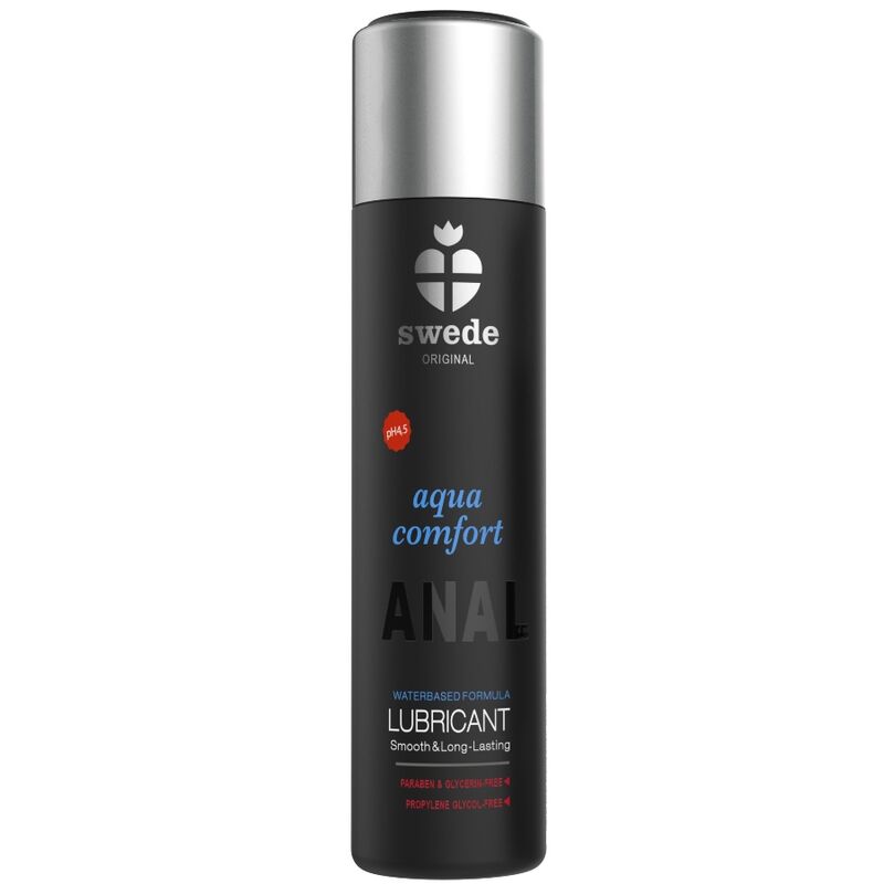 SWEDE Aqua Comfort Anal - Lubricante Base Agua 120 ml