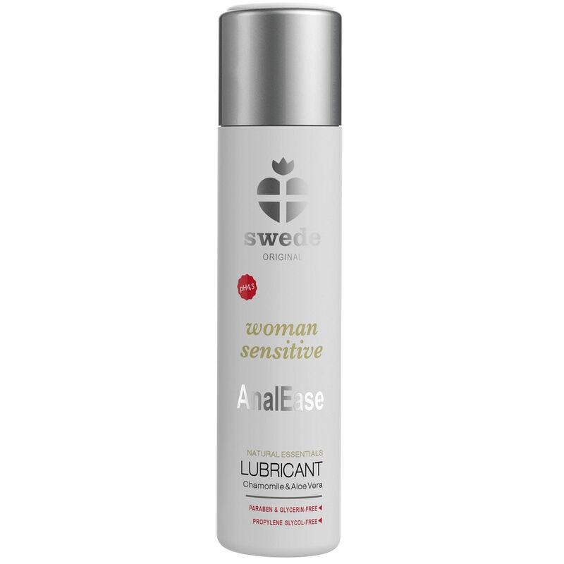 SWEDE Woman Sensitive Anal Ease - Lubricante Base Agua 60 ml