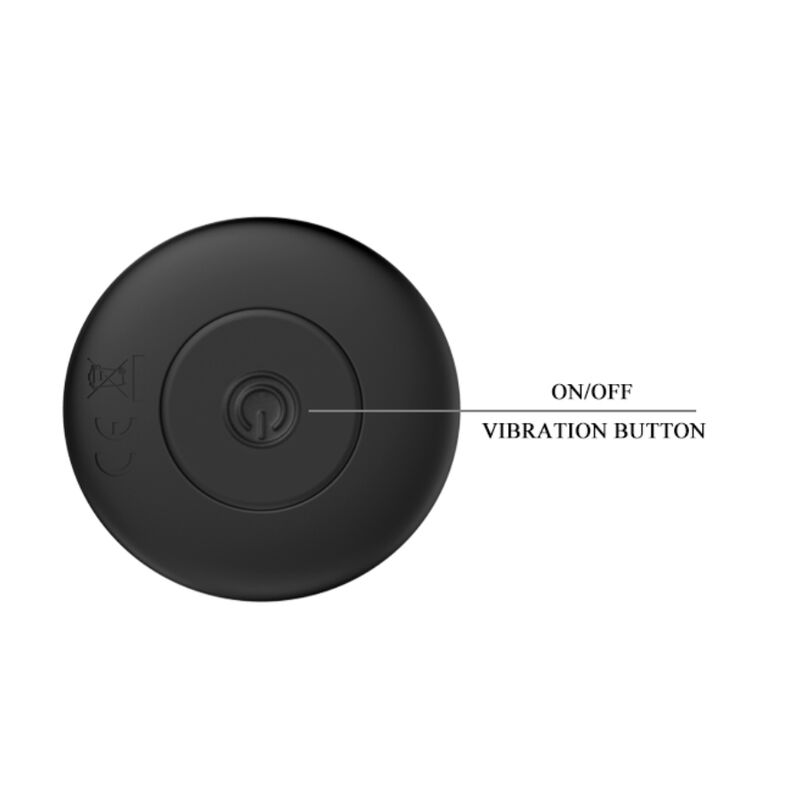 Mr Play Vibrador Anal Recargable Negro