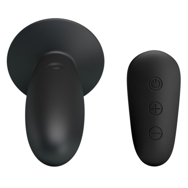 Mr Play Anal Plug Vibrador con Control Remoto Negro