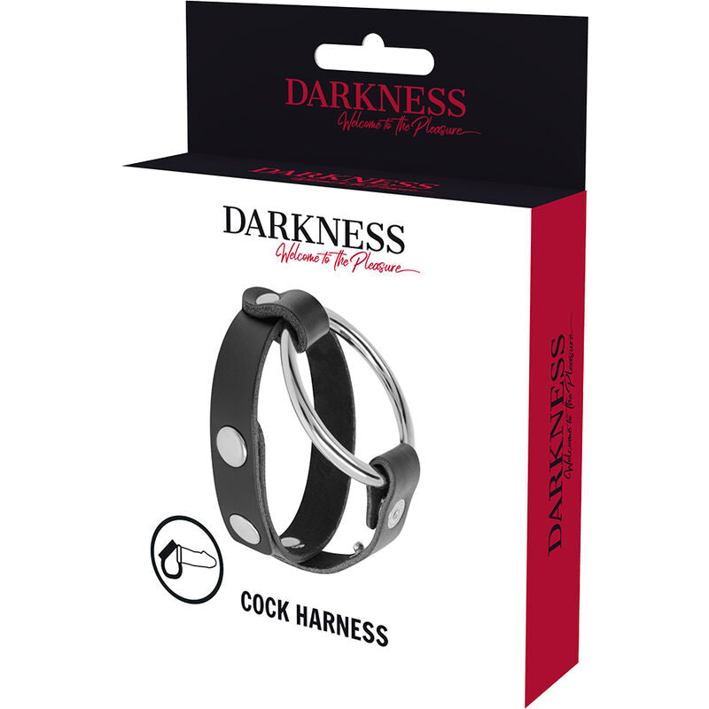 Darkness Cock and Testicle Ring - Anillo BDSM