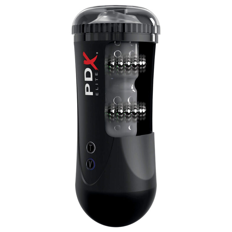 PDX Elite Moto Stroker - Masturbador con Vibración y Movimiento Automático