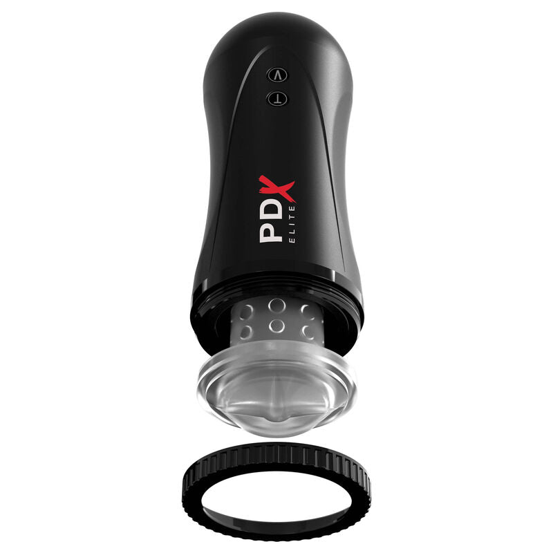 PDX Elite Moto Stroker - Masturbador con Vibración y Movimiento Automático