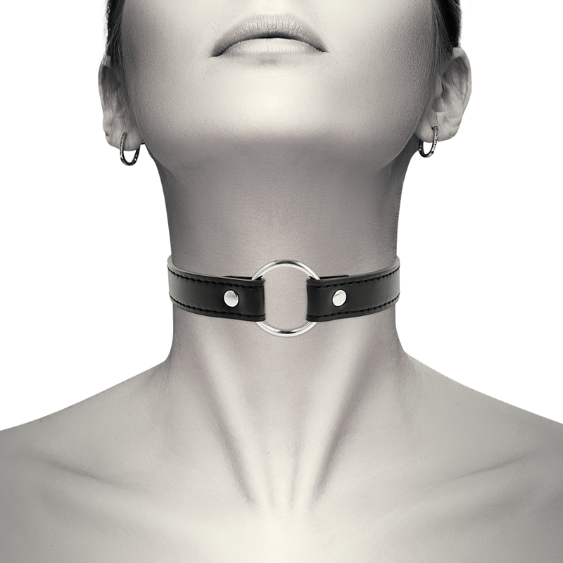 Coquette Chic Desire - Collar de Cuero Vegano para Mujer