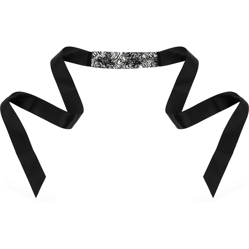Coquette Chic Desire Antifaz Encaje Negro con Cinta de Sujeción