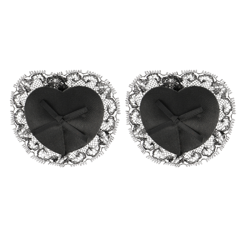 Coquette Chic Desire - Cubre Pezones de Encaje Negro