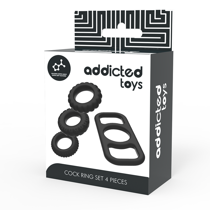 Addicted Toys Cock Ring Set 4 Piezas