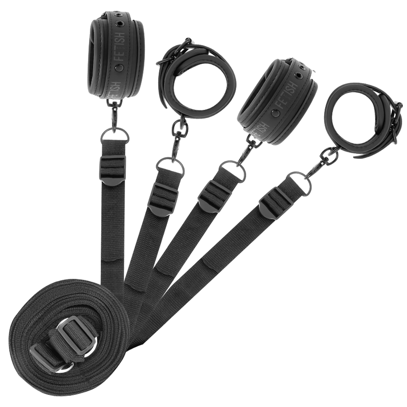 Set de Esposas y Ataduras con Forro Neopreno - Fetish Submissive