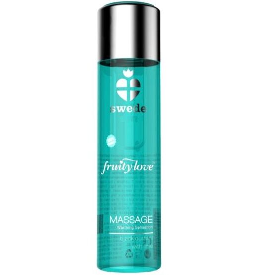 SWEDE Fruity Love Warming Effect Massage Oil - Grosella Negra y Lima 60ml