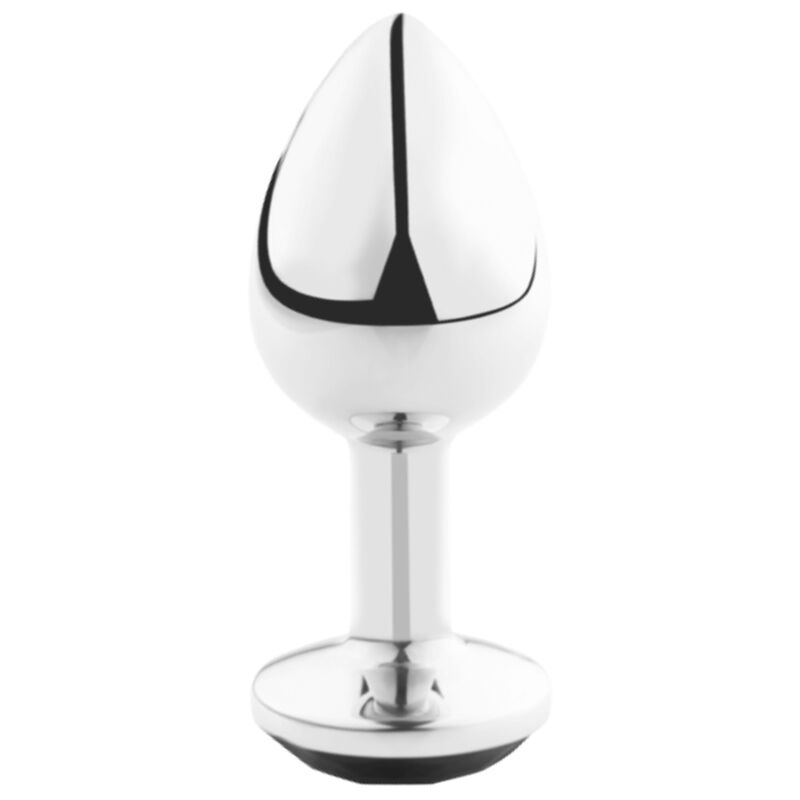 Secretplay Anal Plug Black M - Estimulador de Aluminio con Forma Cónica