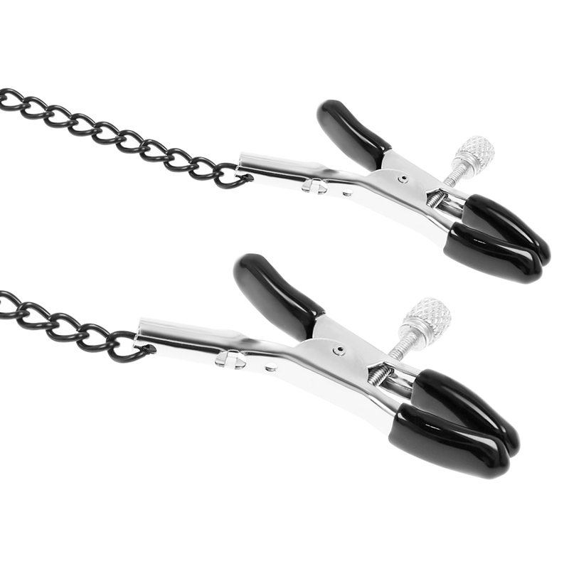 Gag Ring with Nipple Clamps - Fetish Submissive Bondage