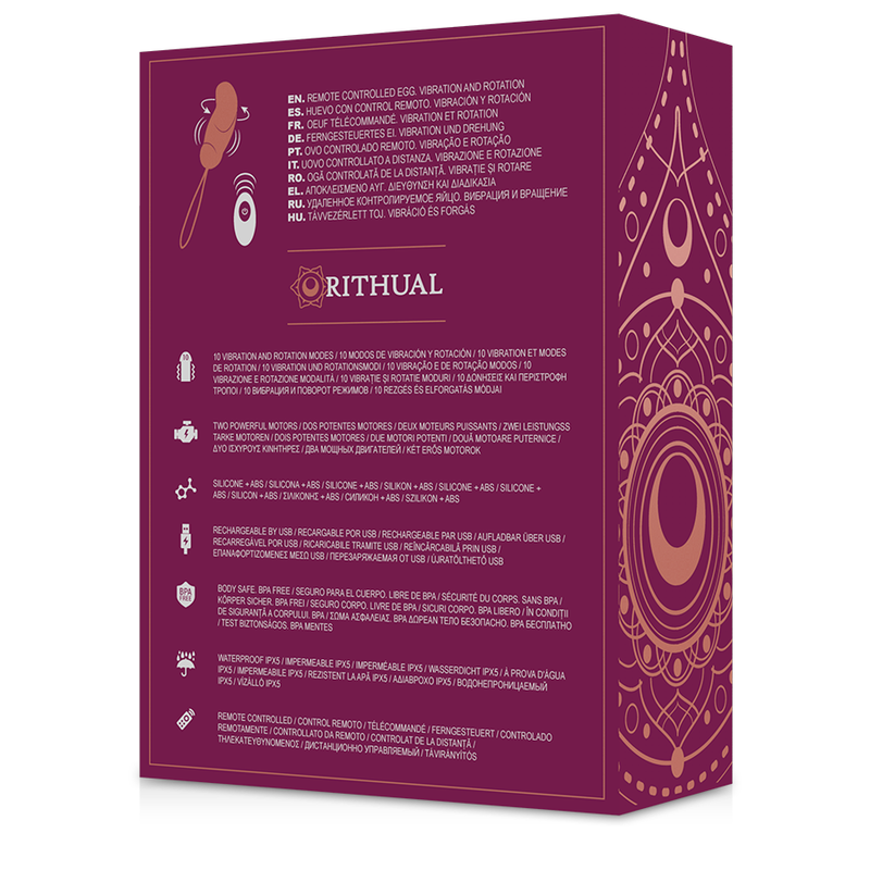 Rithual Esha Egg - Control Remoto con Rotación y Vibración