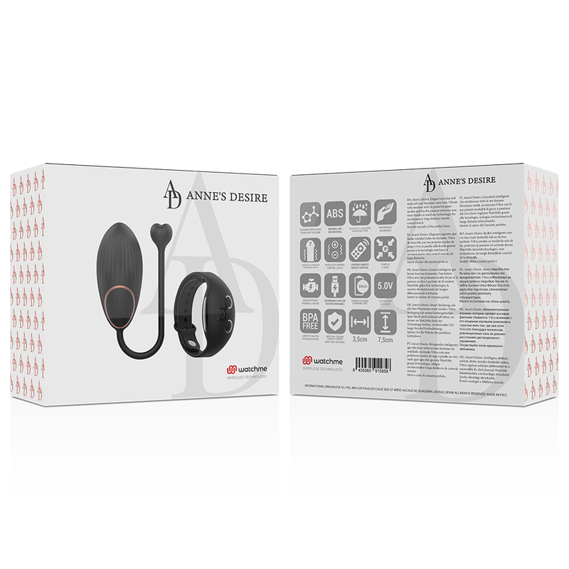Anne's Desire Egg Remote Control Technology WatchMe Black