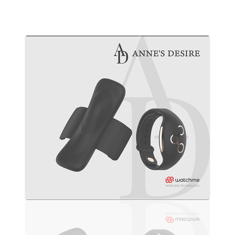 Anne's Desire Panty Pleasure WatchMe Black/Gold - Vibrador con Control Remoto