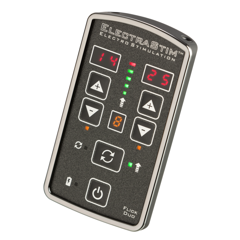 ElectraStim Flick Duo EM80-E - Estimulador Electro-Sexual Recargable de Doble Canal