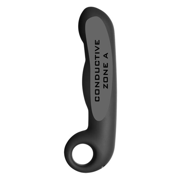 Electrastim Ovid Dildo de Silicona Negro con Electroestimulación