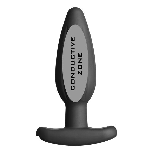 ElectraStim Silicone Black Rocker Butt Plug Medium - Estimulación Anal Manos Libres