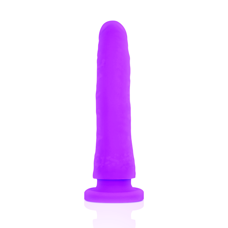 Delta Club Harness + Dong Purple Silicone 17 cm