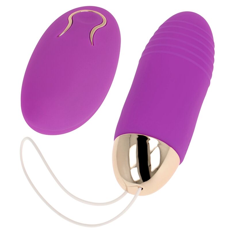 Ohmama Remote Control Vibrating Egg 10 Speeds Purple