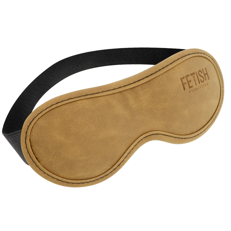 Fetish Submissive Origin - Antifaz de Piel Vegana con Forro de Neopreno