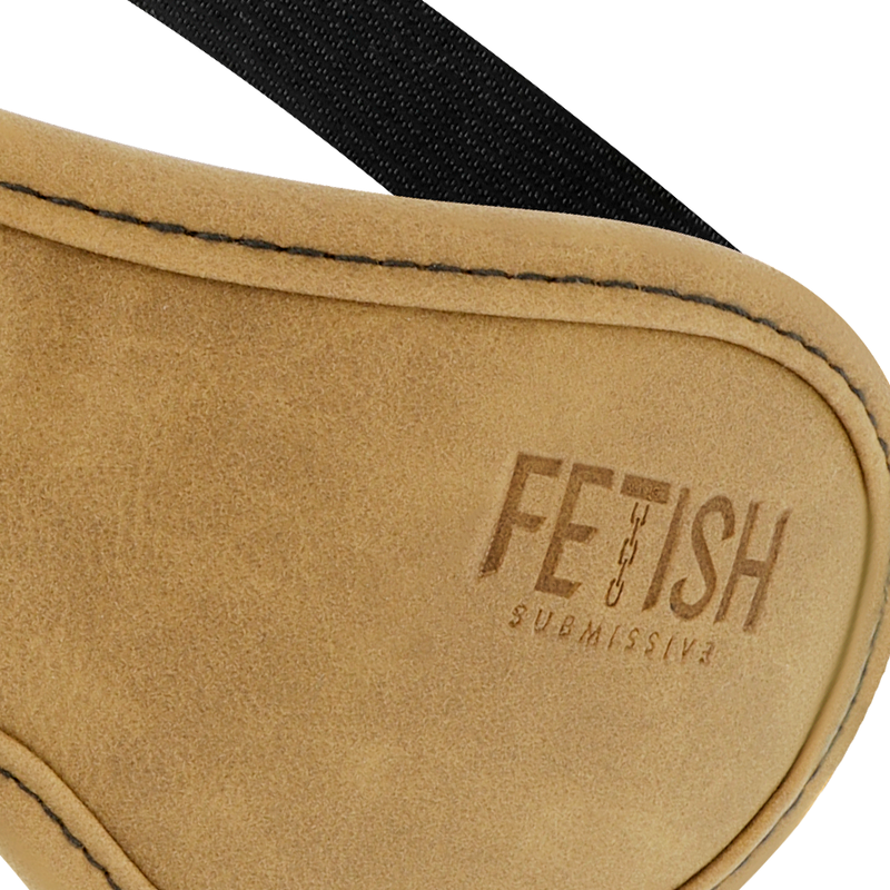 Fetish Submissive Origin - Antifaz de Piel Vegana con Forro de Neopreno
