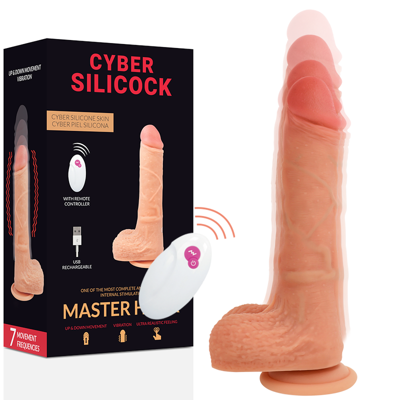 Cyber Silicock Remote Control Realistic Master Huck 20,9 cm