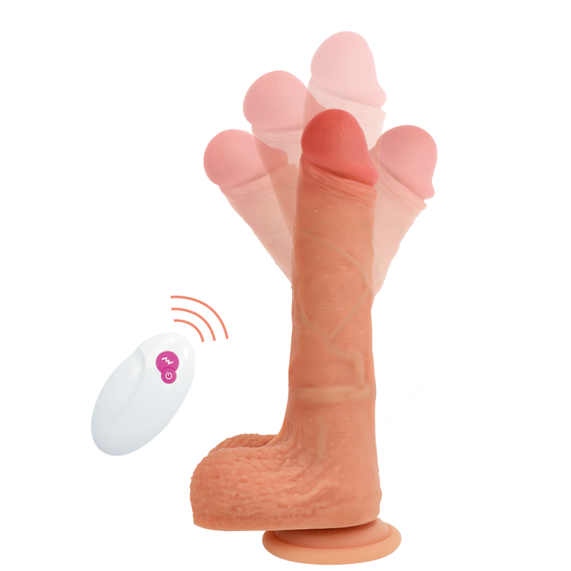 Cyber Silicock Remote Control Realistic MR Rick - Vibrador con Mando a Distancia