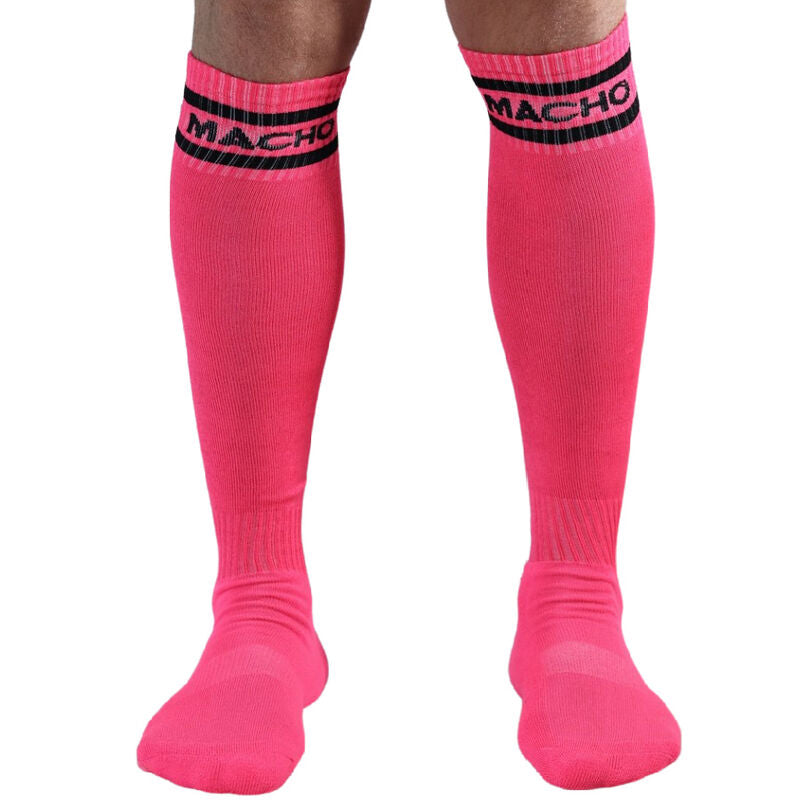 Calcetines Largos Macho One Size Rosa