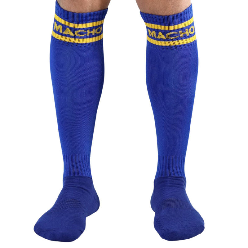 Calcetines Largos Macho One Size Azul