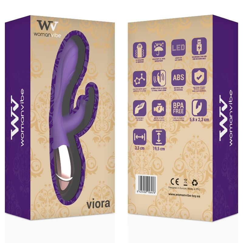WOMANVIBE Viora - Vibrador de Silicona Recargable