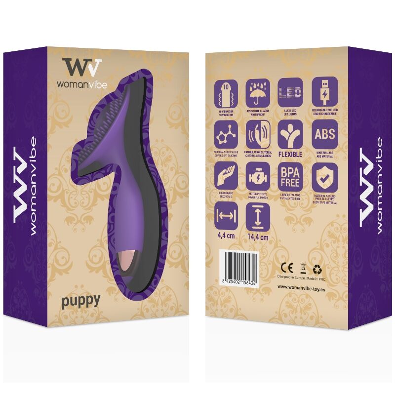 WOMANVIBE Puppy Stimulator Recargable de Silicona